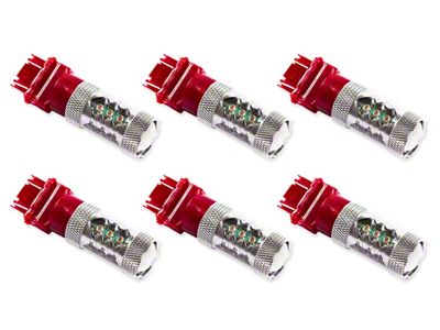 Diode Dynamics Red Rear Turn Signal LED Light Bulbs; 3157 XP80 (07-09 Mustang GT500)
