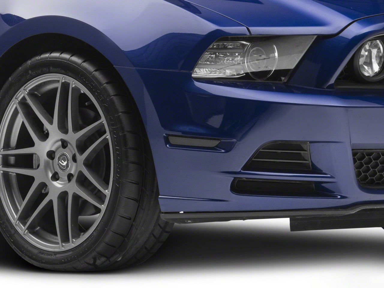 Diode Dynamics Mustang LED Front and Rear Side Marker Lights; Smoked