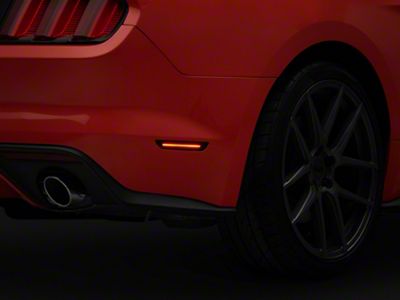 Diode Dynamics LED Rear Side Marker Lights; Smoked (15-23 Mustang)