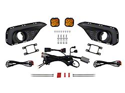 Diode Dynamics SS3 Max LED Fog Light Kit; Yellow (24-25 Mustang EcoBoost)