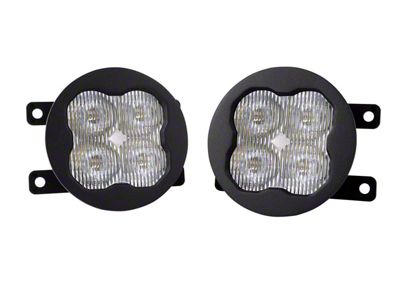 Diode Dynamics SS3 Max Type A ABL LED Fog Light Kit; White SAE Fog (15-17 Mustang GT, EcoBoost)