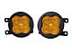 Diode Dynamics SS3 Max Type A ABL LED Fog Light Kit; Yellow SAE Fog (15-17 Mustang GT, EcoBoost)