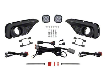 Diode Dynamics SS3 Pro LED Fog Light Kit; White (24-25 Mustang EcoBoost)