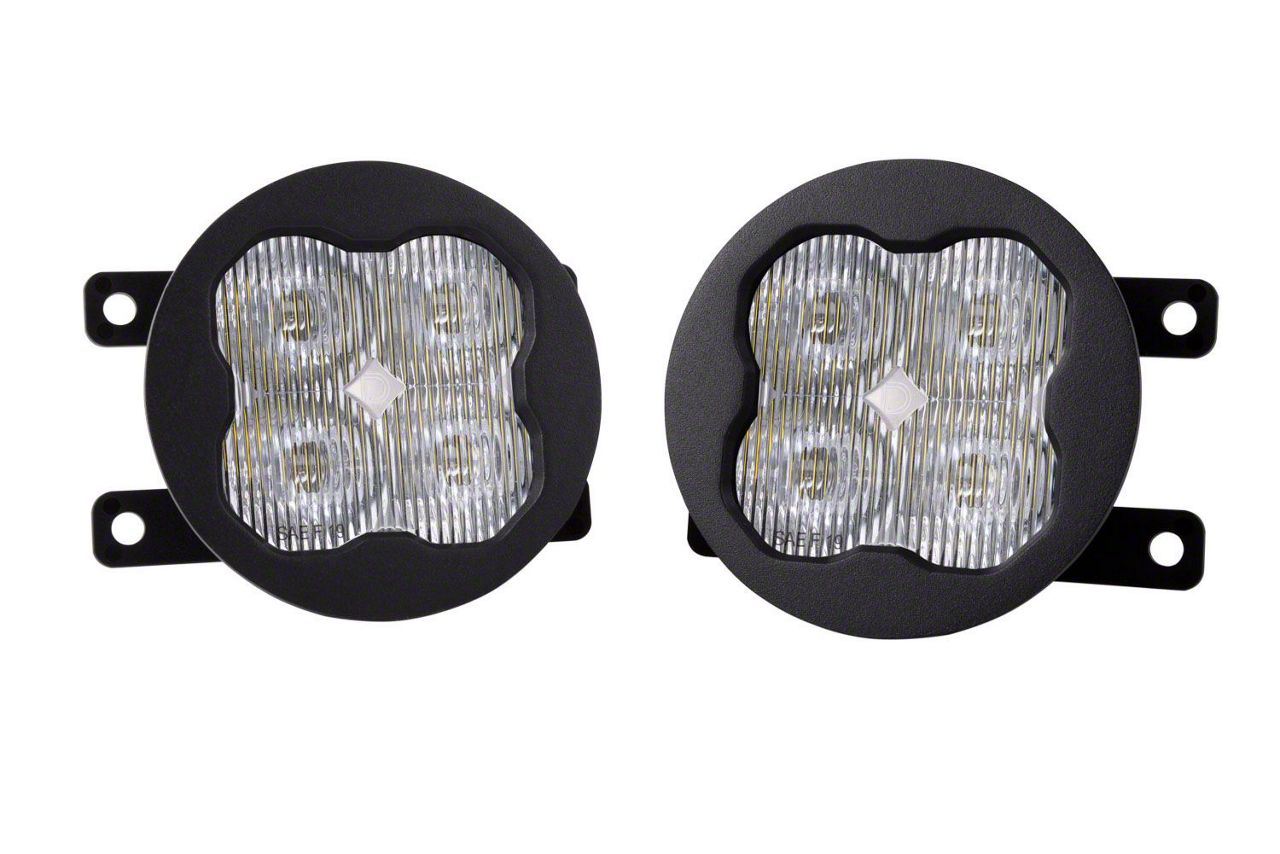 Diode Dynamics Mustang SS3 Pro Type A ABL LED Fog Light Kit; White SAE