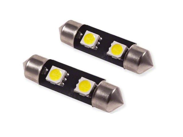 Diode Dynamics Warm White LED License Plate Bulbs; 36mm SMF2 (10-14 Mustang)