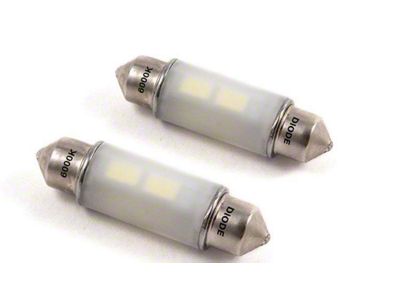 Diode Dynamics Warm White LED Map Light Bulbs; 39mm HP6 (94-04 Mustang GT; 03-04 Mustang Cobra)