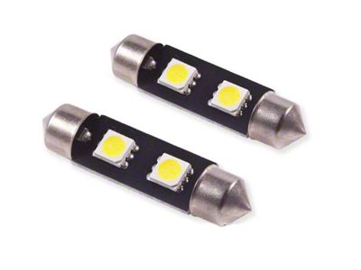 Diode Dynamics Warm White LED Map Light Bulbs; 39mm SMF2 (94-04 Mustang GT; 03-04 Mustang Cobra)