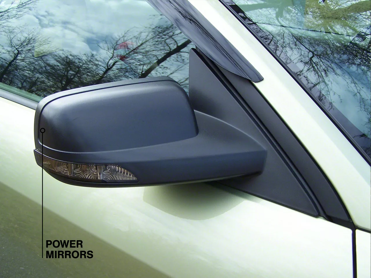Raxiom Mustang Directional Sideview Mirrors 94327 (0509 Mustang