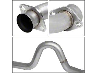 Stainless Steel Cat-Back Exhaust Kit For 1999-2004 Ford Mustang 3.8L V6 - Direct Fit
