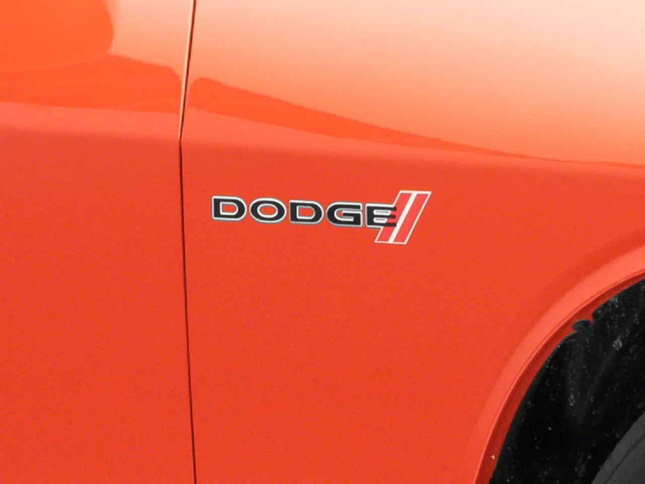 SEC10 Challenger Side Stripes with Hash Marks; Matte Black