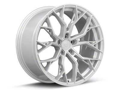 Dolce Performance Aria Gloss Silver Machined Face Wheel; 20x10; 40mm Offset (10-15 Camaro)