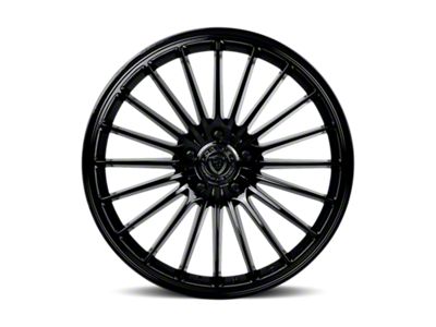 Dolce Performance Ghost Gloss Black Wheel; 19x8.5; 35mm Offset (15-23 Mustang GT, EcoBoost, V6)
