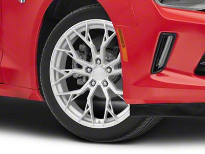 Dolce Performance Aria Gloss Silver Machined Face Wheel; 20x10; 40mm Offset (16-24 Camaro)