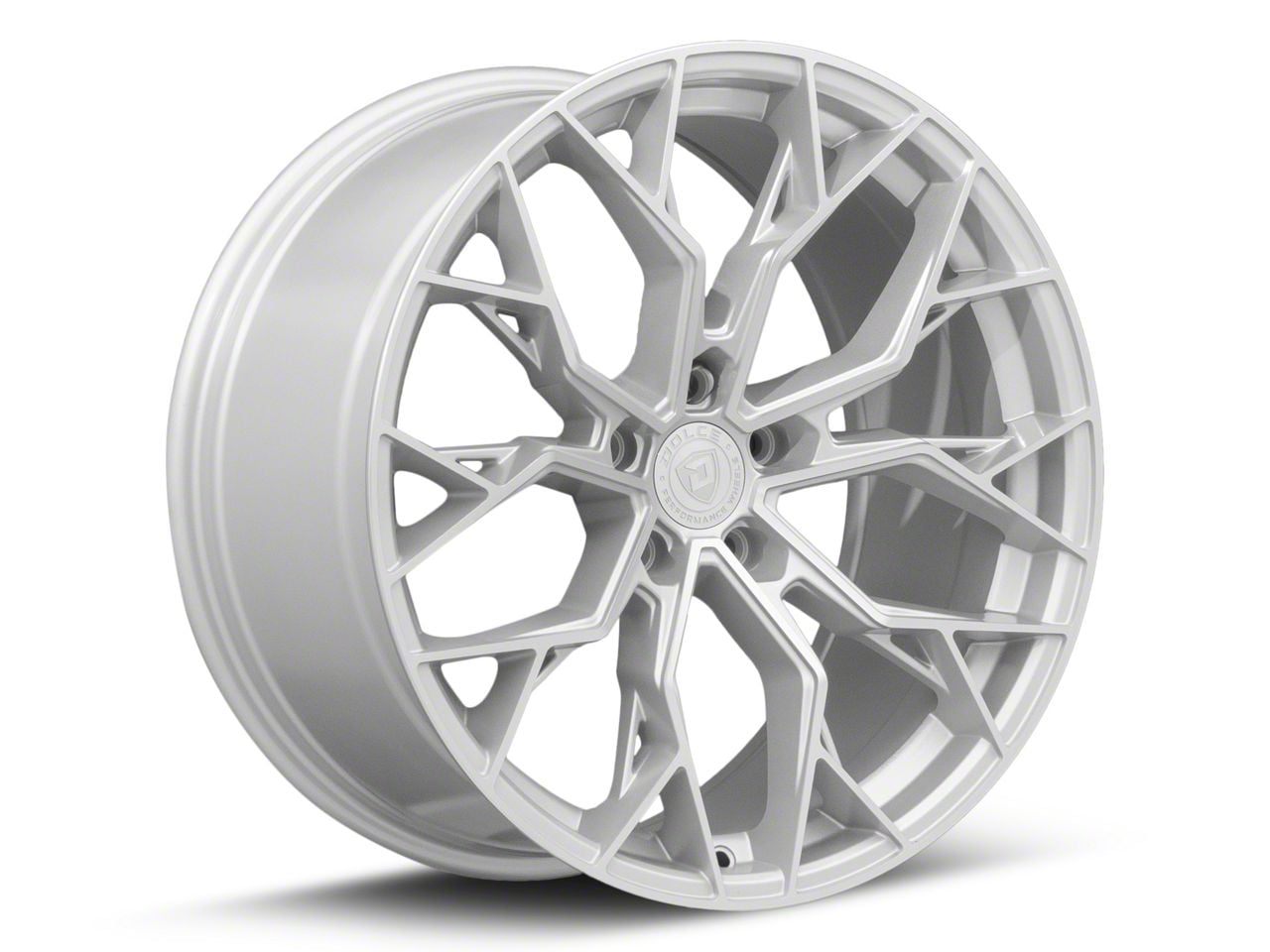 Dolce Performance Camaro Aria Gloss Silver Machined Face Wheel; 20x8.5 ...