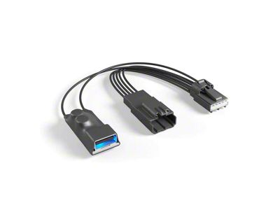 Dongar Technologies Dash Cam Power Adapter; 5-Pin Type F (15-25 Mustang w/ Frameless Autodimming Mirror)