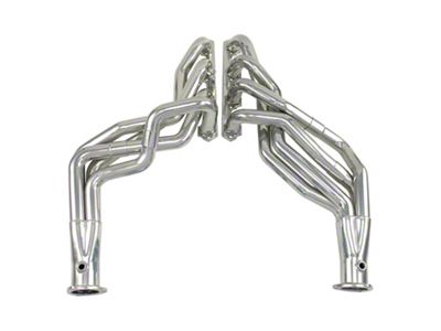 1-3/4-Inch 4-Tube Full Length Headers; Metallic Ceramic (79-93 5.0L Mustang)