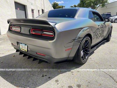 DownForce Solutions Side Splitters; Street Version (18-23 Challenger Widebody)