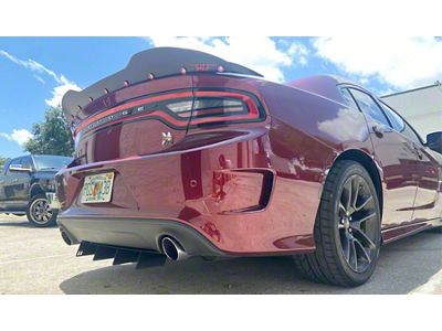 DownForce Solutions Rear Diffuser (15-18 Charger SRT; 19-23 Charger GT, R/T, Scat Pack, SRT Hellcat, Excluding Widebody)