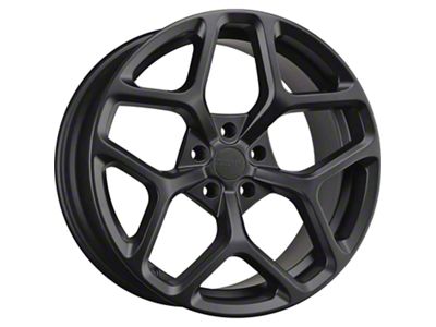 Drag Wheels DR64 Flat Black Wheel; 18x8; 20mm Offset (06-10 RWD Charger w/o Brembo)