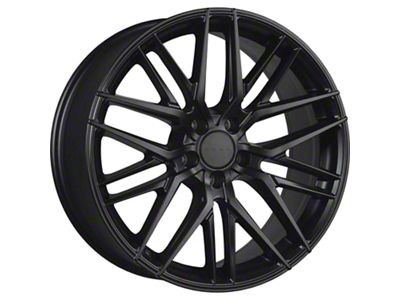 Drag Wheels DR77 Flat Black Wheel; 18x8; 20mm Offset (06-10 RWD Charger w/o Brembo)