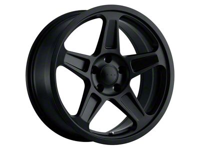 Drag Wheels DR79 Flat Black Wheel; 18x8; 18mm Offset (08-23 RWD Challenger w/o Brembo, Excluding Widebody)