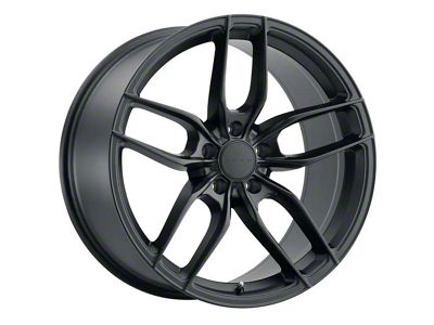 Drag Wheels DR80 Flat Black Wheel; 18x8; 40mm Offset (17-23 AWD Challenger)