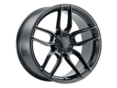 Drag Wheels DR80 Gloss Black Wheel; 18x8; 40mm Offset (17-23 AWD Challenger)