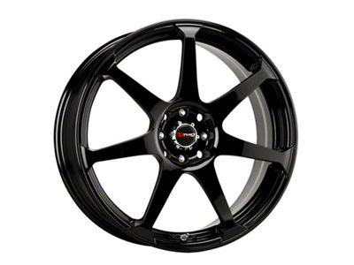 Drag Wheels DR33 Gloss Black Wheel; 18x7.5; 42mm Offset (21-25 Mustang Mach-E, Excluding GT)