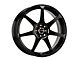 Drag Wheels DR33 Gloss Black Wheel; 18x7.5 (21-24 Mustang Mach-E, Excluding GT)