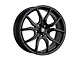 Drag Wheels DR67 Flat Black Wheel; 18x8 (21-24 Mustang Mach-E, Excluding GT)