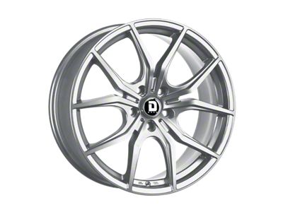 Drag Wheels DR67 Platinum Silver Wheel; 18x8; 40mm Offset (21-25 Mustang Mach-E, Excluding GT)