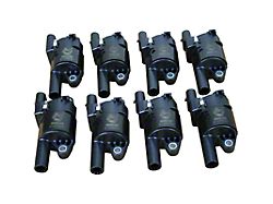 Dragon Fire Performance Ignition Coil Packs; Black (10-15 V8 Camaro w/ Round Coils)