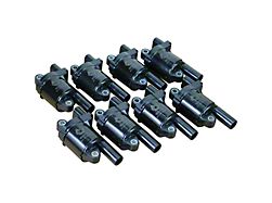 Dragon Fire Performance Ignition Coil Packs; Black (16-18 6.2L Camaro w/ Round Coils)