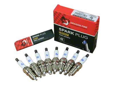 Dragon Fire Performance Iridium Spark Plugs (10-15 V8 Camaro w/ Square Coils)