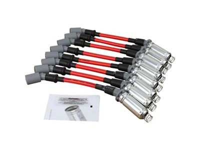 Dragon Fire Performance Spark Plug Wires; Red (10-16 V8 Camaro)