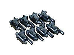 Dragon Fire Performance Ignition Coil Packs; Black (14-18 Corvette C7 w/ Round Coils)