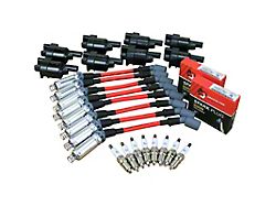 Dragon Fire Performance Ignition Tune Up Kit; Black (05-13 Corvette C6 w/ Round Coils)