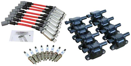 Dragon Fire Performance Corvette Ignition Tune Up Kit; Black Dragon Fire Performance Corvette Ignition Tune Up Kit; Black