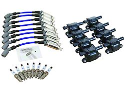 Dragon Fire Performance Ignition Tune Up Kit; Black (14-19 Corvette C7 w/ Square Coils)