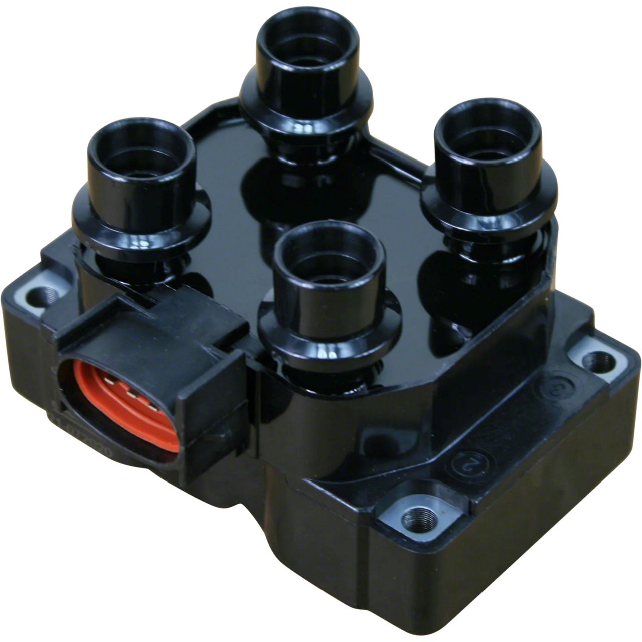 Dragon Fire Performance Mustang Ignition Coil Packs; Black