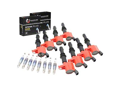 Dragon Fire Performance Ignition Tune Up Kit; Black (05-Early 08 Mustang GT)