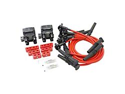 Dragon Fire Performance Ignition Tune Up Kit; Black (96-98 Mustang GT)