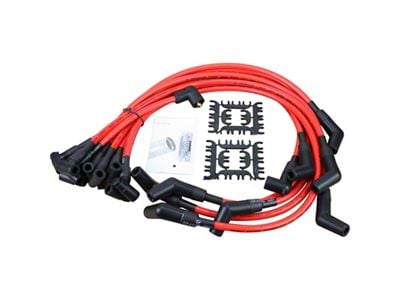Dragon Fire Performance Spark Plug Wires; Red (79-95 V8 Mustang)