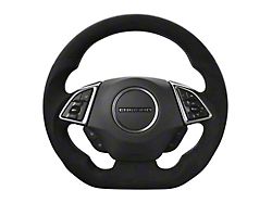 Drake Muscle Cars Steering Wheel; Alcantara (16-23 Camaro w/o Heated Steering Wheel)