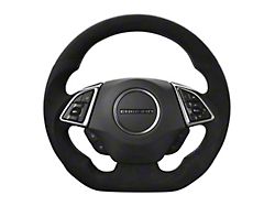 Drake Muscle Cars Steering Wheel; Alcantara (16-23 Camaro w/ Heated Steering Wheel)