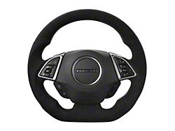 Drake Muscle Cars Steering Wheel; Alcantara (16-24 Camaro w/ Heated Steering Wheel)