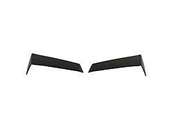 Drake Muscle Cars Spoilerette Kit; Satin Black (20-23 Corvette C8 Coupe)