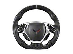 Drake Muscle Cars Steering Wheel; Alcantara (14-17 Corvette C7)