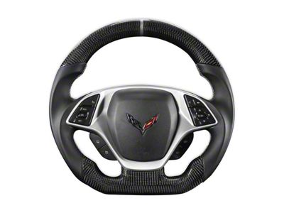Drake Muscle Cars Steering Wheel; Alcantara (14-17 Corvette C7)