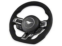 Drake Muscle Cars Steering Wheel; Alcantara (15-17 Mustang w/o Heated Steering Wheel)